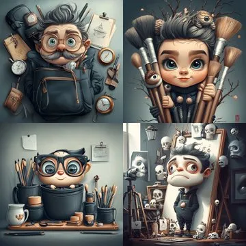 Whimsical Cartoon Characters - Пример 4