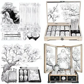 Detailed Whimsical Ink Illustrations - Пример 4