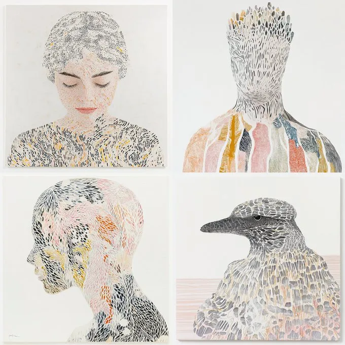 Fragmented Abstract Portraits - Пример 2