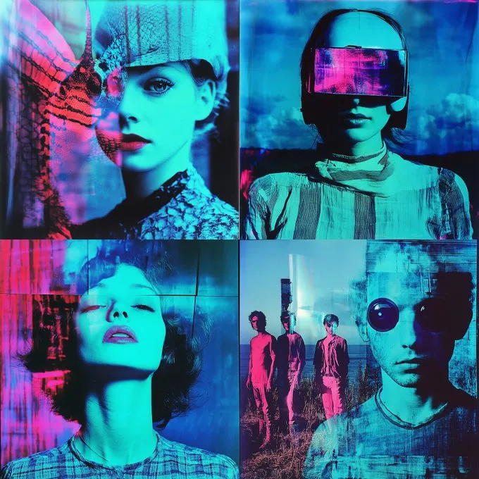 Vibrant Futuristic Portraits - Пример 2