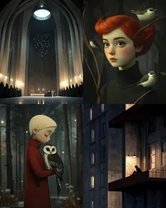 Vibrant Futuristic Portraits - Пример 3