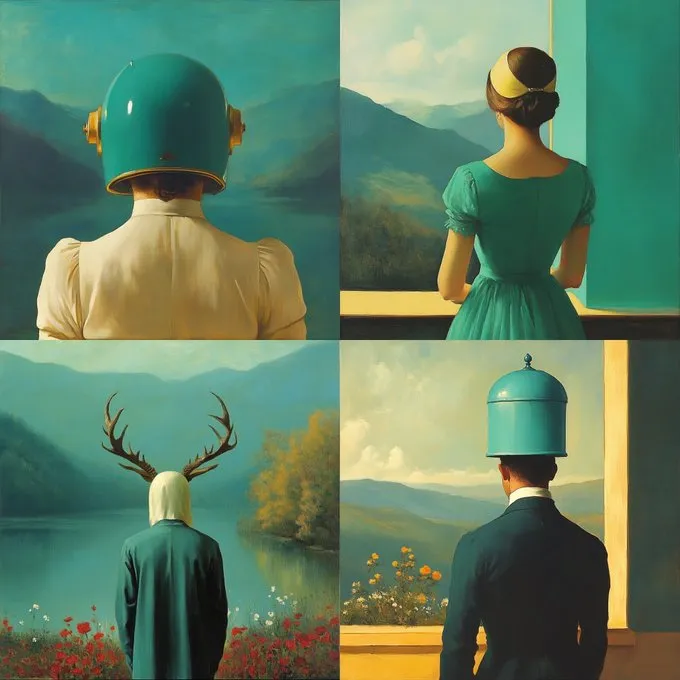 Surreal Vintage Elegance - Пример 2