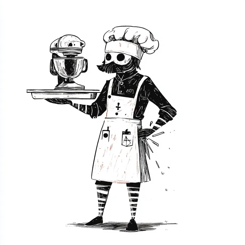 Stylized Ink and Brush Art - Пример 3