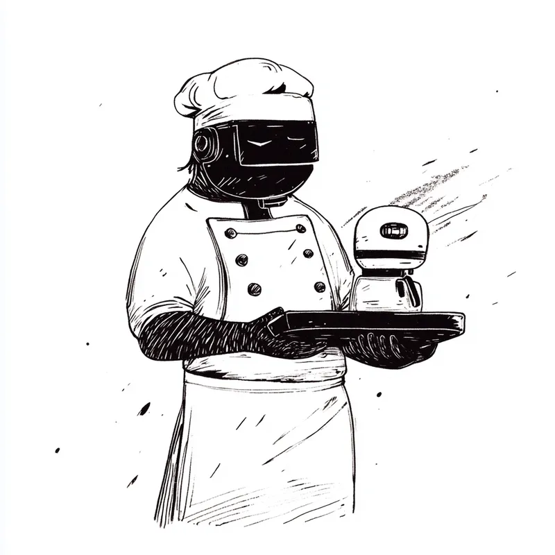 Stylized Ink and Brush Art - Пример 1