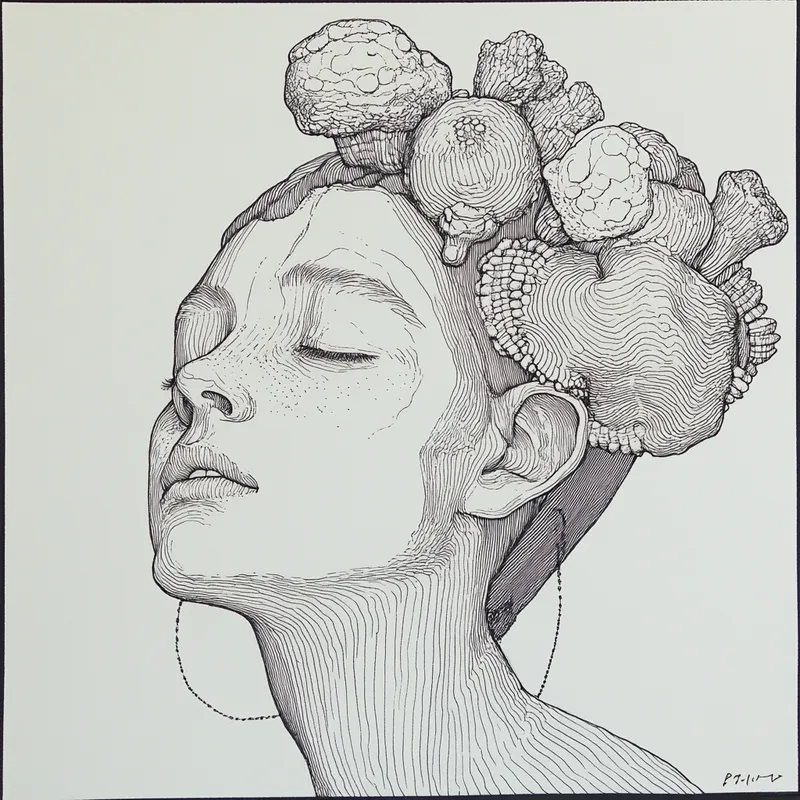 Intricate Pen and Ink Surrealism - Пример 2