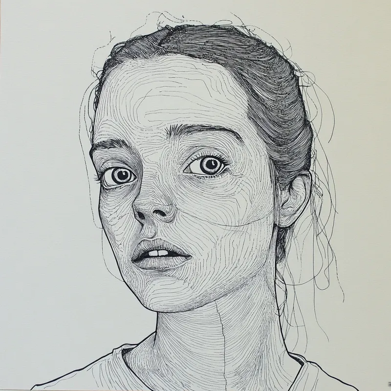 Intricate Pen and Ink Surrealism - Пример 4