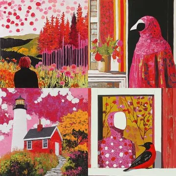 Whimsical Surrealism in Bold Colors - Пример 3