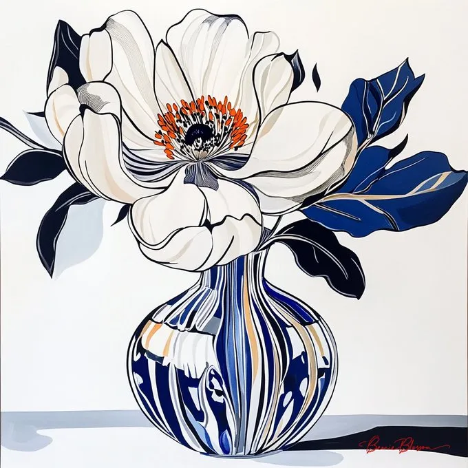 Bold Floral Elegance - Пример 3