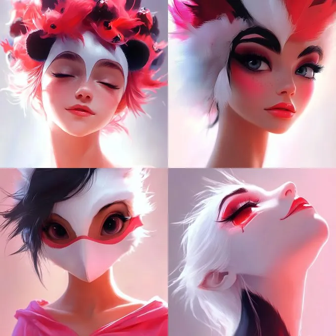 Dreamy Avian Elegance - Пример 2