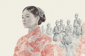 Japanese-Inspired Industrial Illustration - Пример 4