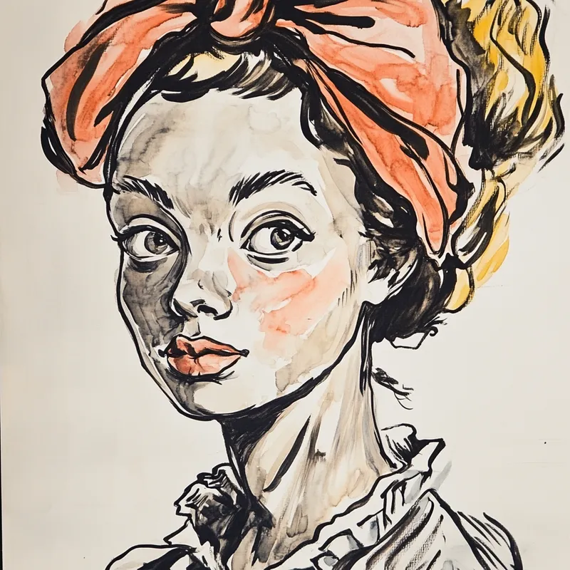 Whimsical Expressions in Ink - Пример 3