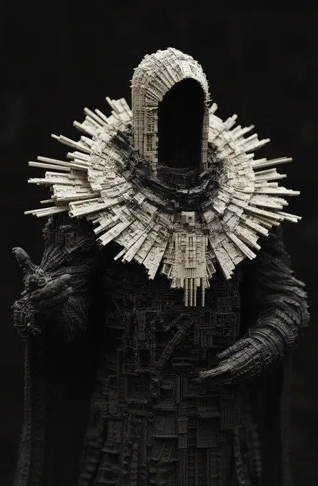 Futuristic Cybernetic Cloak - Пример 3