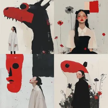 Abstract Surrealism with Bold Contrasts - Пример 3