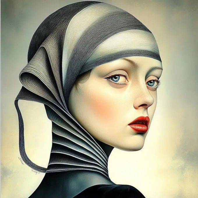 Elegant Surreal Portrait - Пример 4