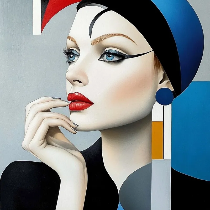 Elegant Surreal Portrait - Пример 1