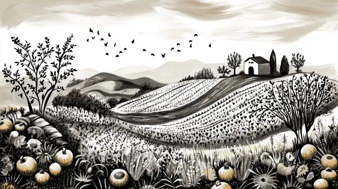 Monochrome Angelic Warrior - Пример 2