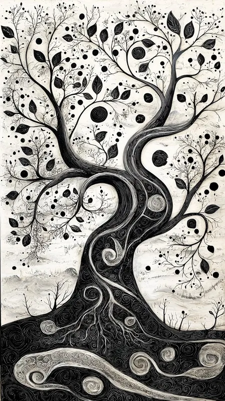 Monochrome Angelic Warrior - Пример 3