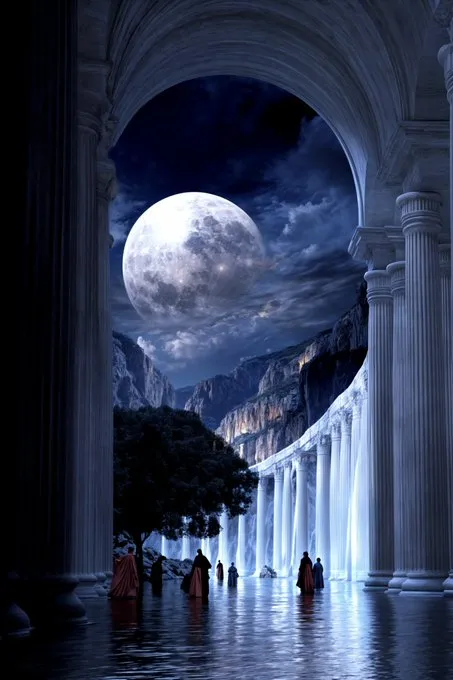 Mystical Moonlit Grandeur - Пример 2