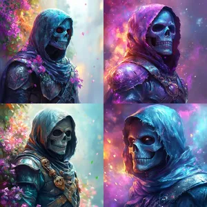 Moody Anime with Golden Glimmer - Пример 3