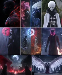 Dark Fantasy Cosmic Imagery - Пример 1