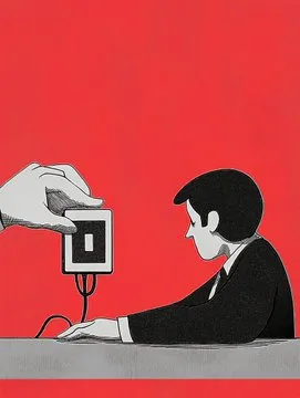 Minimalist Contrast Illustration - Пример 2