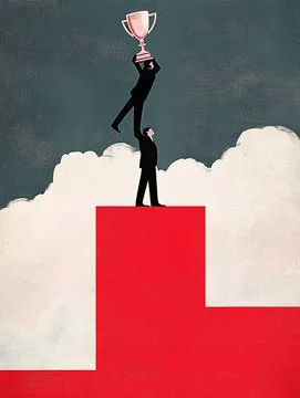 Minimalist Contrast Illustration - Пример 4