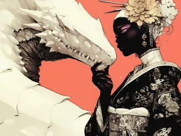 Anime Surrealism with Urban Contrast - Пример 4