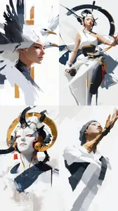 Ethereal Abstract Figures - Пример 1