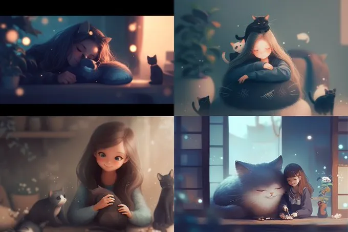 Soft 3D Anime Serene Streetscape - Пример 3