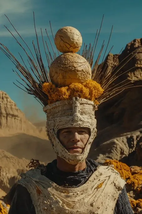 Surreal Elegance with Earthy Tones - Пример 4