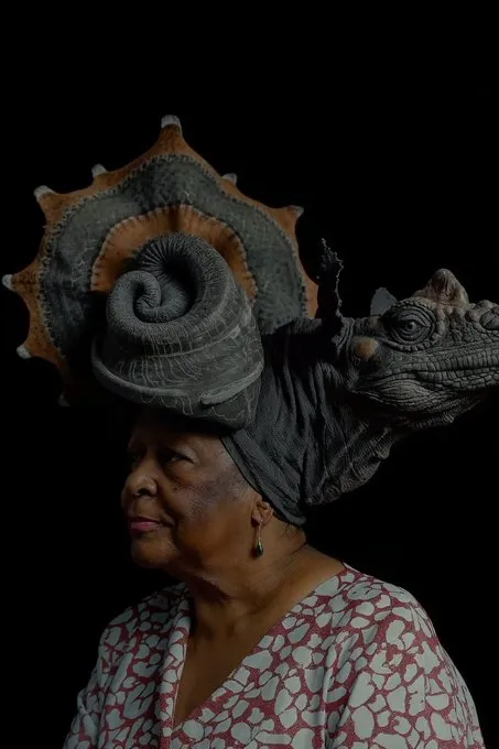 Surreal Elegance with Earthy Tones - Пример 1