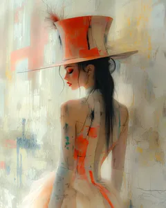 Moody Watercolor Portraits - Пример 4