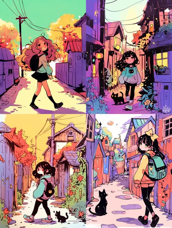 Cozy Cafe Anime Style - Пример 3