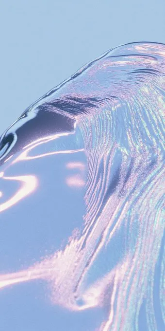 Iridescent Abstract Waves - Пример 1