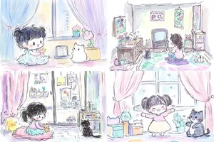 Whimsical Pastel Illustration - Пример 1