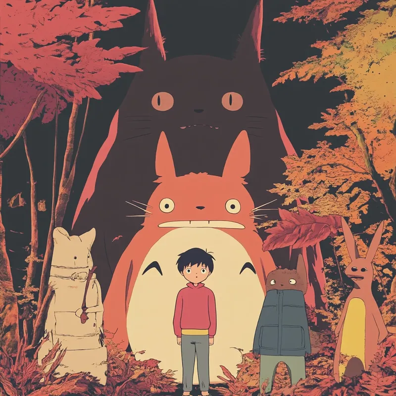 Anime in Red Tones - Пример 3