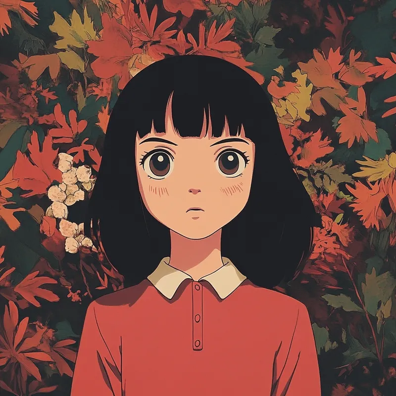 Anime in Red Tones - Пример 4