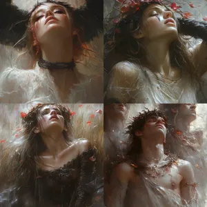 Glittery Fantasy Portrait - Пример 4