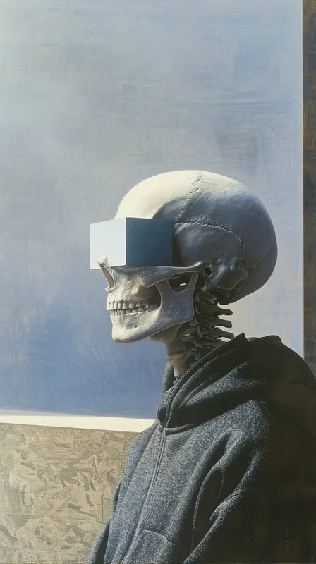 Futuristic Surrealism with Cool Tones - Пример 2