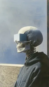 Futuristic Surrealism with Cool Tones - Пример 1