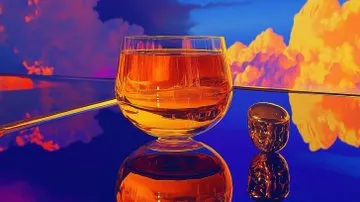 Vibrant Surreal Reflections - Пример 3