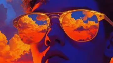 Vibrant Surreal Reflections - Пример 1