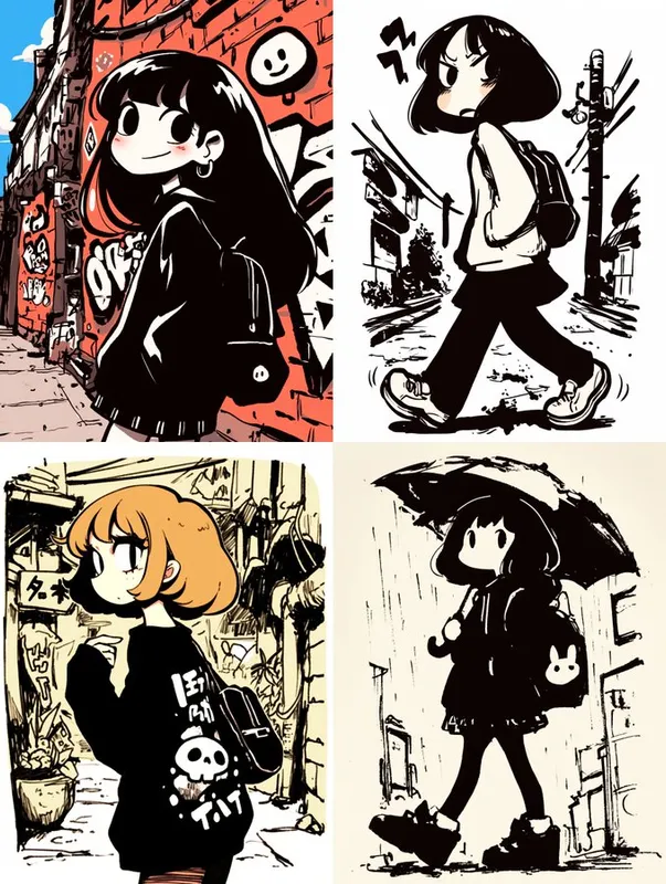 Whimsical Cartoon Vibes - Пример 3