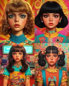 Minimalist Black and White Sketches with Touches of Color - Пример 3