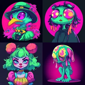 Fantasy Elegance in Art Nouveau Style - Пример 3