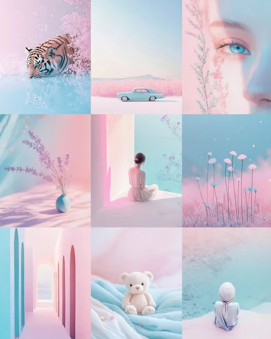 Dreamy Pastel Surrealism - Пример 2