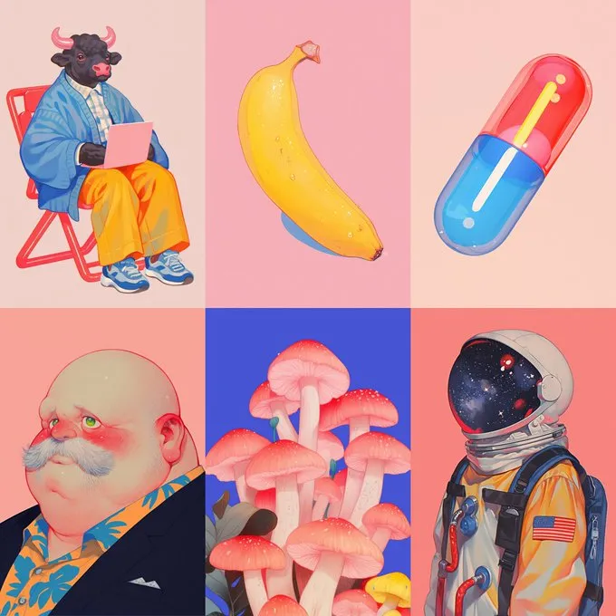 Pop Surrealist Dreamscape - Пример 1