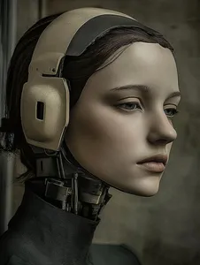 Serene Cybernetic Elegance - Пример 1