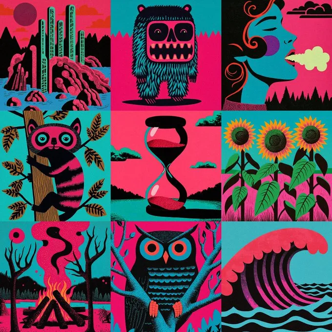 Vibrant Pop Art Collage - Пример 2