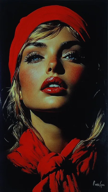 Bold Contrast Portraits - Пример 3